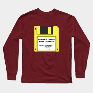 Hack The Planet Floppy Long Sleeve T-Shirt